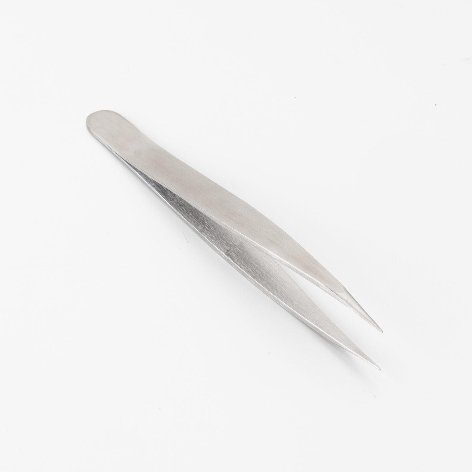 Pinzetta Da Cucina Angolata F. DICK 20 Cm – In Acciaio Inox, Punta Scanalata, Per Decorazioni E Piatti Raffinati