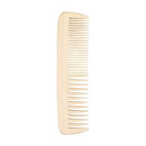 Pettine in legno di faggio denti radi e fitti made in italy
