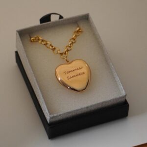 COLLANA CUORE PIENO ORO